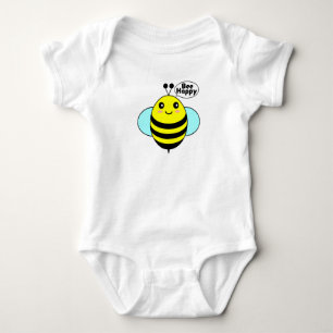 Bee Happy Baby Strampler