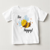Bee Happy Baby T - Shirt (Vorderseite)
