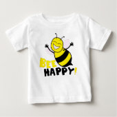 Bee Happy Baby T-shirt (Vorderseite)