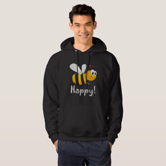 Bee Happy Bee Bright Hoodie (Vorne ganz)