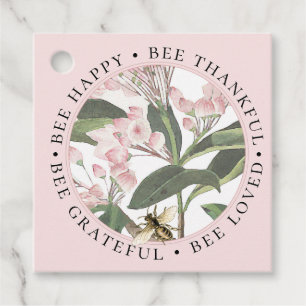 Bee Happy Bee Dankful Inspiration Apiary Tag Geschenkanhänger