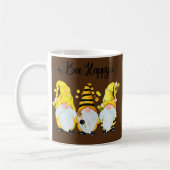 Bee Happy Bee Gnome Spring  Kaffeetasse (Links)