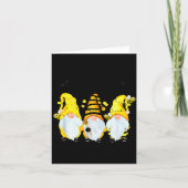 Bee Happy Bee Gnome Spring Karte (Vorderseite)