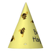 Bee Happy Birthday Bumblebee Partyhütchen (Links)