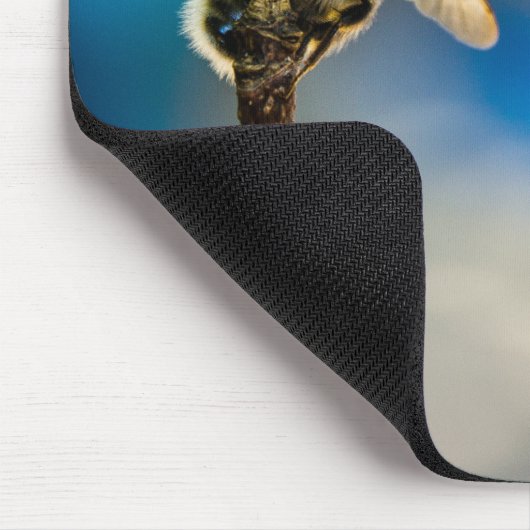 Bee Happy Bumblebee Mousepad (Ecke)