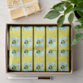 "Bee Happy Bumblebee Tissue Paper Seidenpapier (Geschenk)