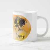 Bee Happy Bumblebees Jumbo-Tasse (Rechts)