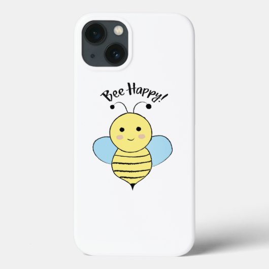 Bee Happy Case-Mate iPhone Hülle (Rückseite)