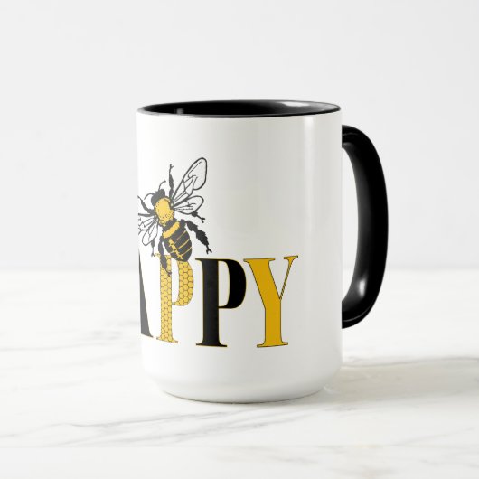 Bee Happy Combo Tasse (VorderseiteRechts)