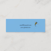 Bee Happy Daisies kleine Visitenkarte (Rückseite)