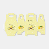 Bee Happy Favor Box Geschenkschachtel (Ungefaltet)