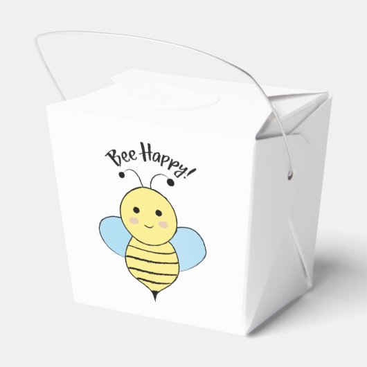 Bee Happy Geschenkschachtel (Rückseite)