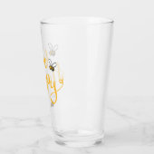 Bee happy glas (Links)
