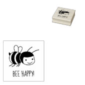 Bee Happy, Honey Bee Gummistempel (Stempel)