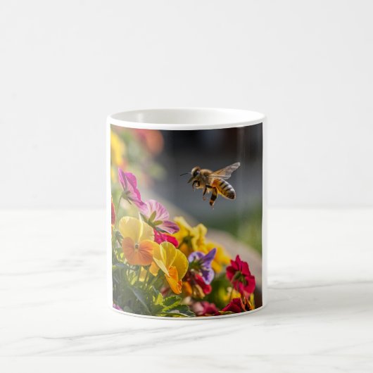 Bee Happy Kaffeetasse (Mittel)