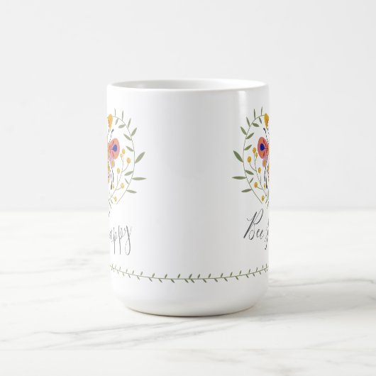 Bee Happy Kaffeetasse (Mittel)