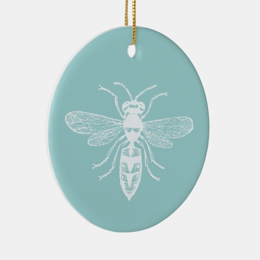 Bee Happy Keramikornament (Rechts)
