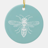Bee Happy Keramikornament (Vorne)