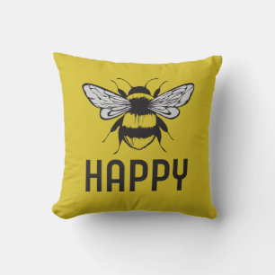 Bee Happy Kissen