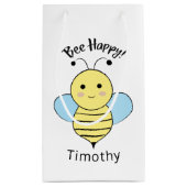 Bee Happy Kleine Geschenktüte (Rückseite)