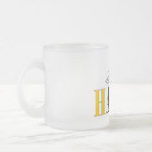 Bee Happy Mattierte Tasse (Links)