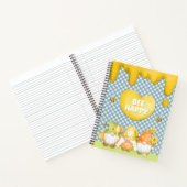 Bee Happy mit Honey Blume Gnomes Notizblock (Innenseite)
