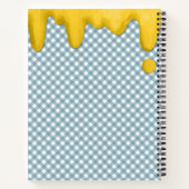 Bee Happy mit Honey Blume Gnomes Notizblock (Rückseite)