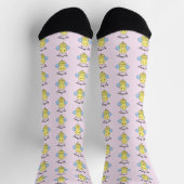Bee Happy Niedlich Bee Pattern Socken (Oben)