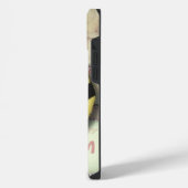Bee Happy Personalisiert Monogram iPhone Hülle (Linke Seite)