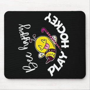 Bee Happy Play Hockey Bee Geschenke ,I Liebe Bee H Mousepad