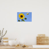 Bee Happy. Poster (Küche)