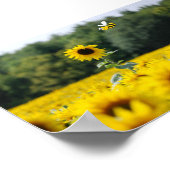 Bee Happy. Poster (Ecke)