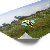 Bee Happy. Poster (Ecke)