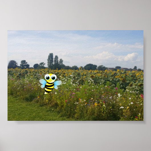 Bee Happy. Poster (Vorne)