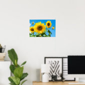 Bee Happy. Poster (Heimbüro)