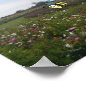Bee Happy. Poster (Ecke)