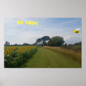Bee Happy. Poster (Vorne)