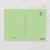 Bee Happy Postkarte (Rückseite)