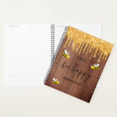 Bee happy rustic Hummel braune Scheune Wand 2021 Planer (Anzeige)