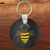 Bee Happy Schlüsselanhänger (Vorderseite)