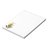 Bee Happy Small Notizblock (Rotiert)