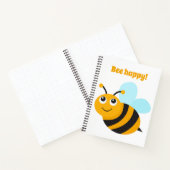 Bee happy Spiral Notebook Notizblock (Innenseite)