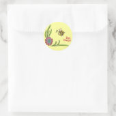Bee Happy Sticker (Tasche)