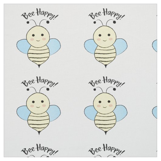 Bee Happy Stoff (Muster)