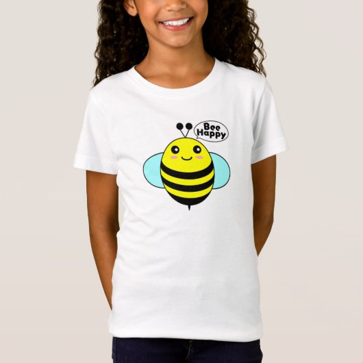 Bee Happy T - Shirt (Vorderseite)