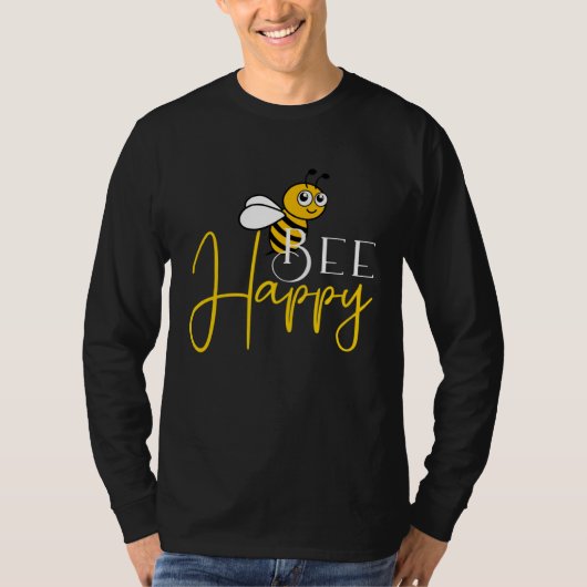 Bee Happy T-Shirt (Vorderseite)