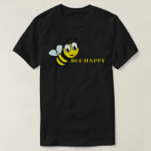 Bee Happy T-Shirt (Design vorne)
