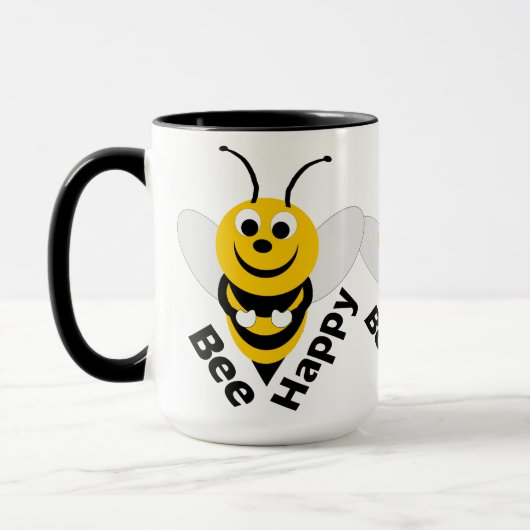 Bee Happy Tasse (Links)