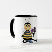 Bee Happy Tasse (Vorderseite Links)