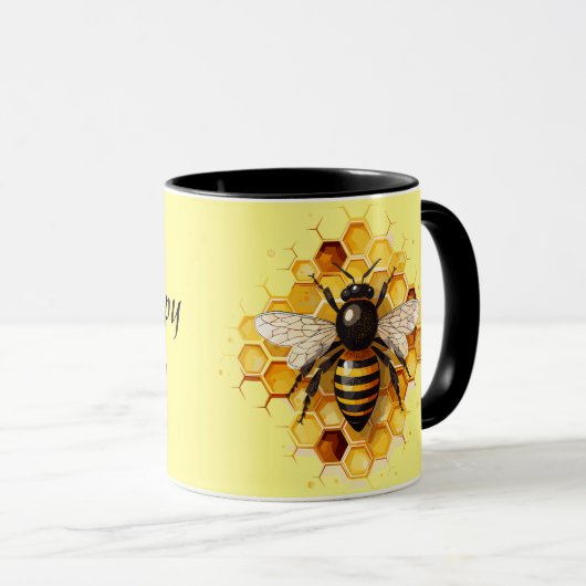 Bee Happy Tasse (VorderseiteRechts)